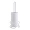 Heavy Gauge Toilet Paper Holder Stand – Freestanding Tissue Roll Storage for 3 Rolls